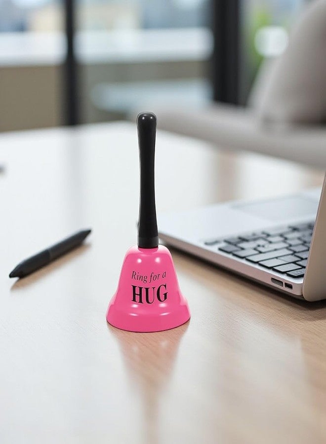 أسينشين خاتم جرس يدوي للصعود، خاتم جرس معدني، هدية للحبيبة أو الحبيب أو الزوج أو الزوجة، هدية رومانسية لعيد الحب، هدية طريفة ومبتكرة، دعامة للعبة (ألوان عشوائية) - Image 1